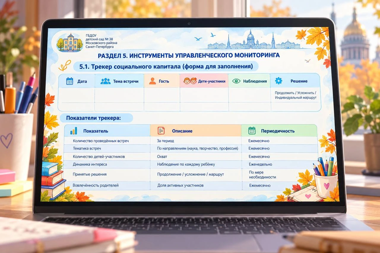 Трекер социального капитала и показатели управленческого мониторинга